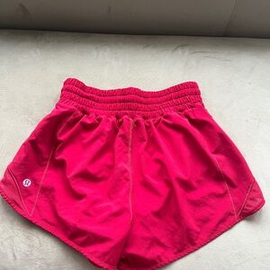 Lululemon Hotty Hot mid or high- Rise Lined Short